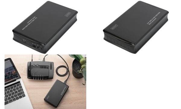Digitus DA-71116 2.5" hard disk casing, SATA HDD enclosure, Casing 2.5 inch USB A (USB 3.2 1st gen)-5