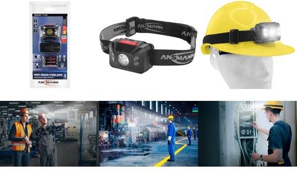Ansmann HD150BS LED (monochrome) Headlamp battery-powered 150 lm 1600-0199-21
