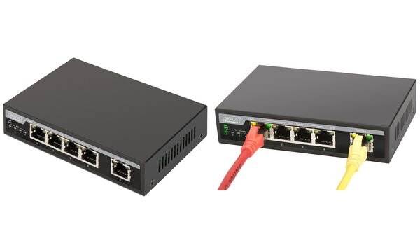 Digitus DN-95320 Network switch 4 ports 100 MBit/s PoE-4