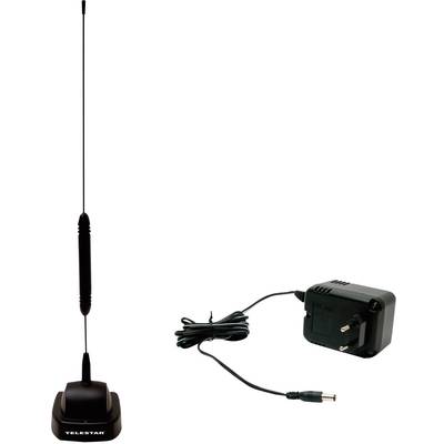 Telestar Starflex T4 Plus DVB-T/T2 active monopole antenna Indoors Amplification: 18 dB Black