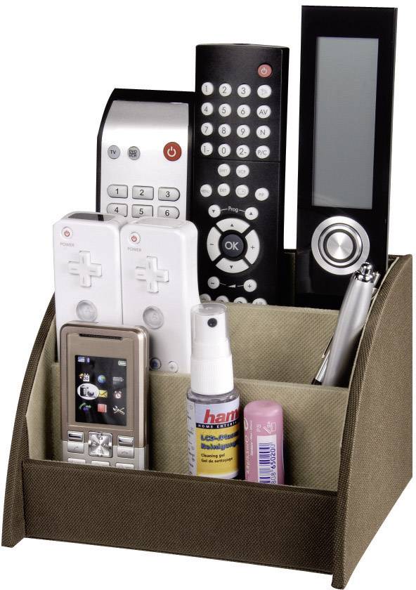Hama Commander Remote control holder Brown