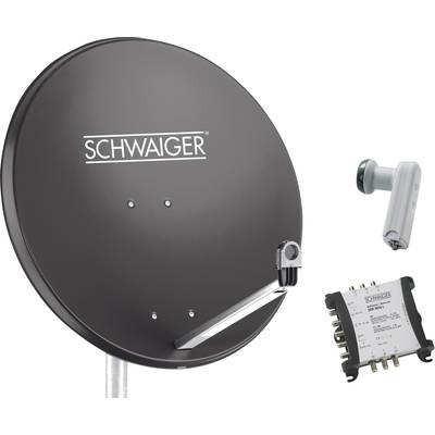 Schwaiger SPI9961SET5 SAT system w/o receiver Number of participants 6 80 cm