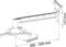 'Construction drawing of a wall bracket. Dimensions: Length 260-330 mm, Height 107 mm, Width 95 mm. Arm 182 mm long.'