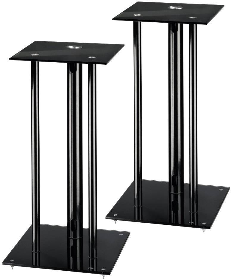 Hama Next Speaker stand Rigid Max. distance to floor/ceiling: 64 cm Black 1 Pair