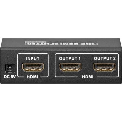 Goobay AVS 44-2 2011 2 ports HDMI splitter 1920 x 1080 p Black-0
