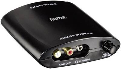 Hama Audio/phono Converter Digitaal naar analoog converter [Toslink, RCA USB - RCA, Jack] | Conrad.com
