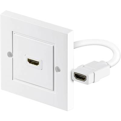 Goobay 51722 HDMI Adapter [1x HDMI socket - 1x HDMI socket] White  