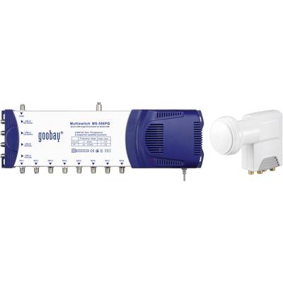 Goobay MS 508 PQ SAT multiswitch Inputs (multiswitches): 5 (4 SAT/1 terrestrial) No. of participants: 8 incl. LNB