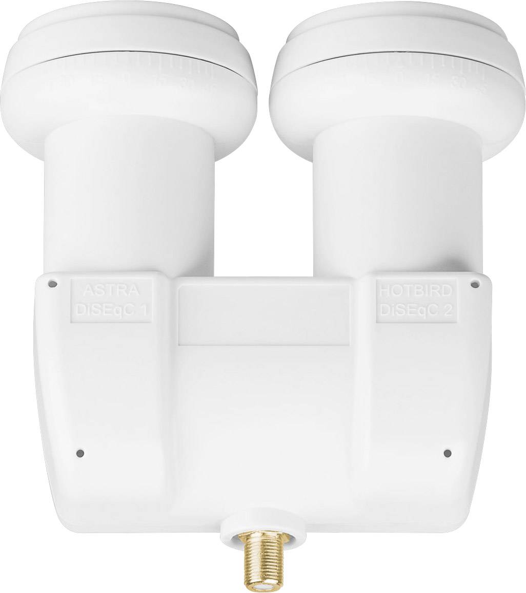 Goobay Monoblock Single LNB 6,2 Grad Single LNB Monoblock No. of participants: 1 LNB feed size: 40 mm gold-plated termin-1