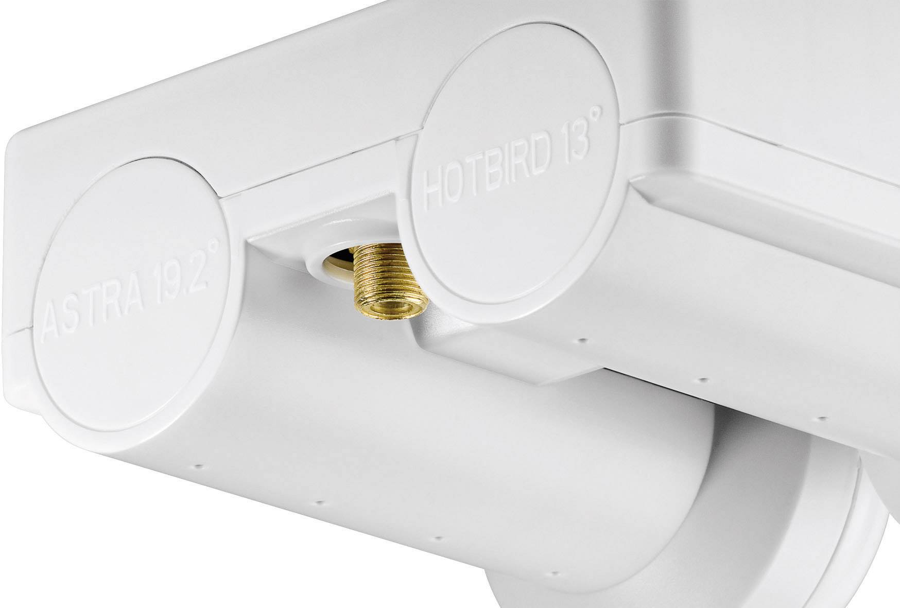 Goobay Monoblock Single LNB 6,2 Grad Single LNB Monoblock No. of participants: 1 LNB feed size: 40 mm gold-plated termin-3