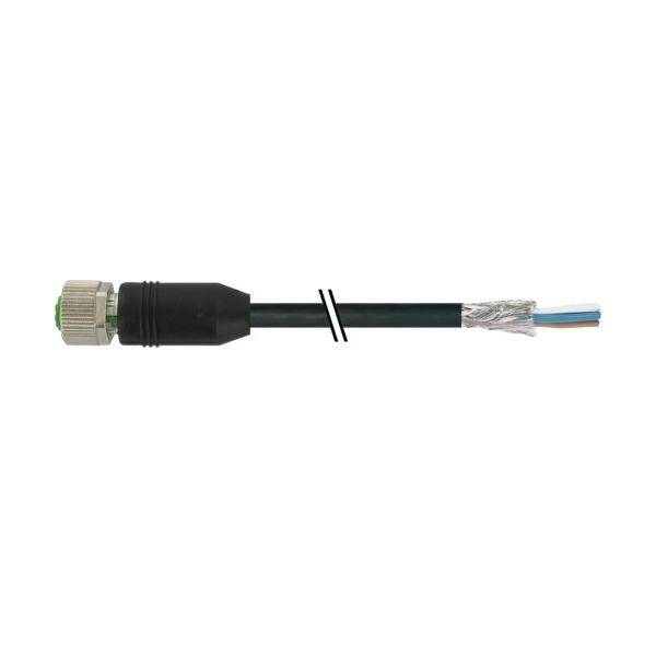 Murrelektronik 7000-13201-6411000 Sensor/actuator connector M12 x 1 Socket, straight 10.00 m No. of pins (RJ): 4 1 pc(s)-0