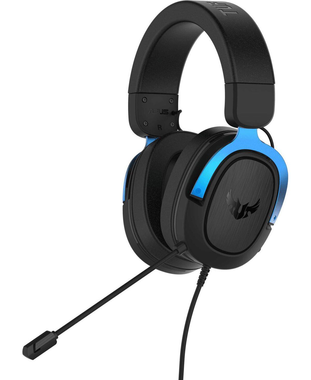 Asus TUF H3 Over-ear headset Corded (1075100) 7.1 Surround Black, Blue Gaming-10