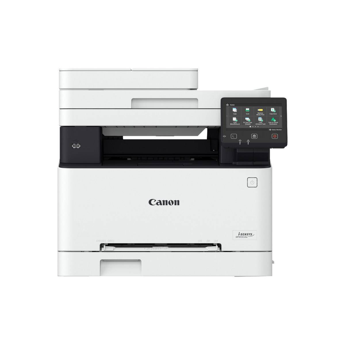 Canon i-SENSYS MF 657 Cdw Multifunction printer Laser Colour A4 Printer, scanner, copier, fax Duplex ADF, Duplex, LAN, U-2