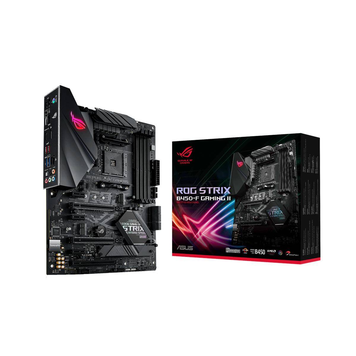 Asus ROG STRIX B450-F GAMING II Motherboard PC base AMD AM4 Form factor (details) ATX Motherboard chipset AMD® B450-6