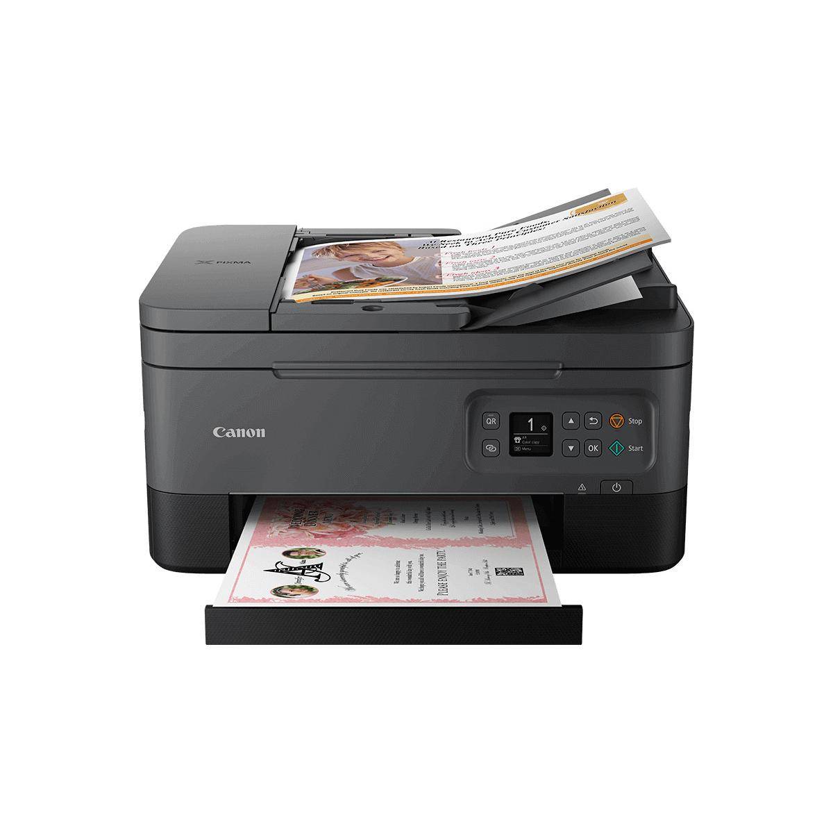 Canon Pixma TS 7450 a Multifunction printer Inkjet Colour A4 Printer, scanner, copier ADF, Duplex, USB, Wi-Fi-2