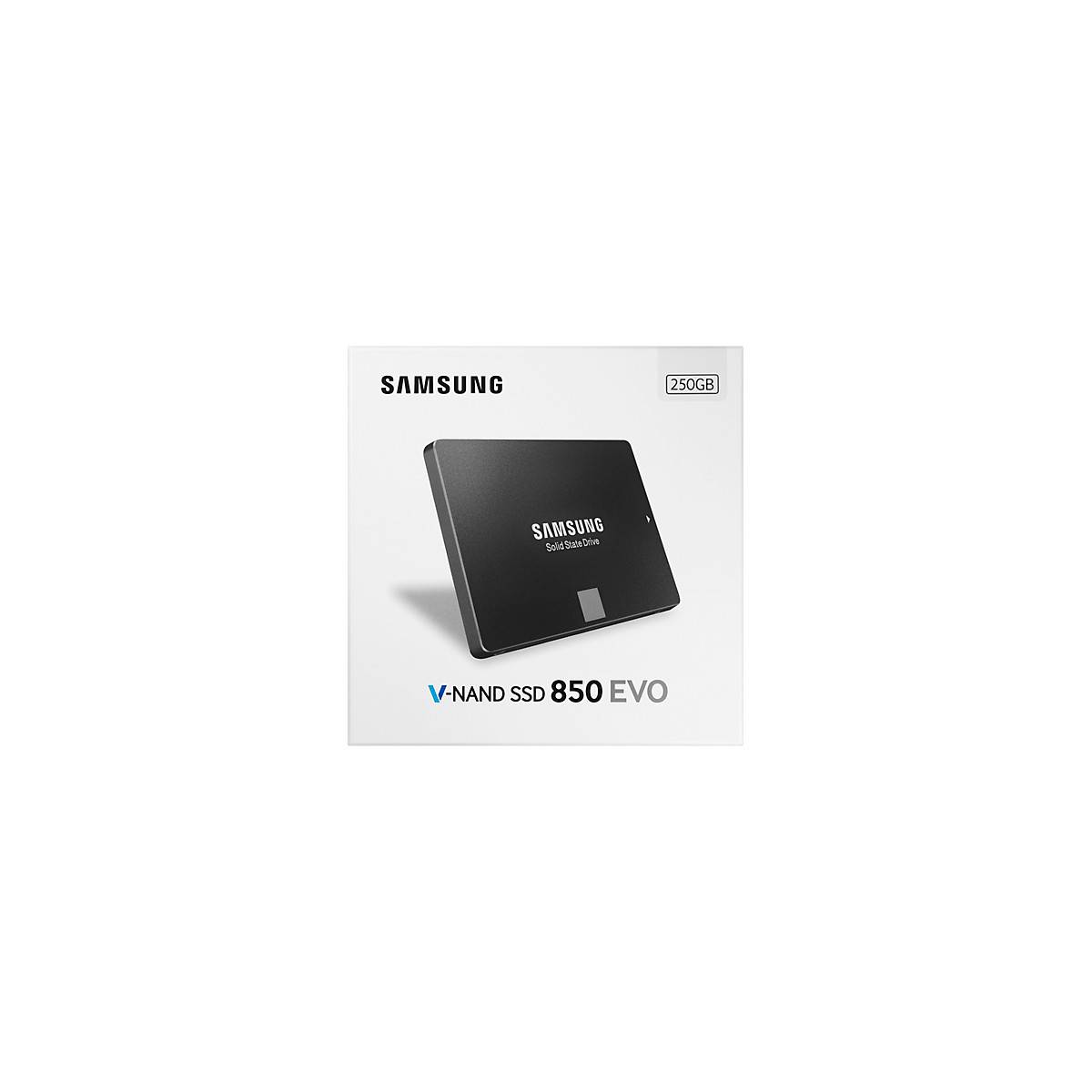 Samsung 850 Evo 250 GB 2.5" (6.35 cm) internal SSD SATA 6 Gbps Retail MZ-75E250B/EU-10