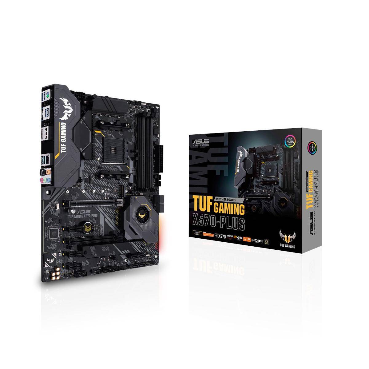 Asus TUF Gaming X570-Plus Motherboard PC base AMD AM4 Form factor (details) ATX Motherboard chipset AMD® X570-5