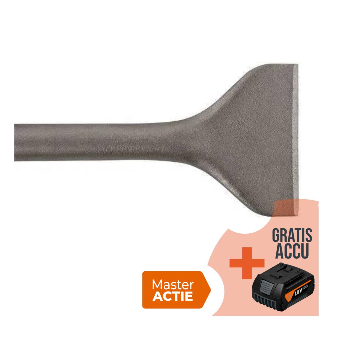 Symbol image for Makita P-16318 P-16318 Butt chisel 80 mm Total length 300 mm SDS-Max 1 pc(s)