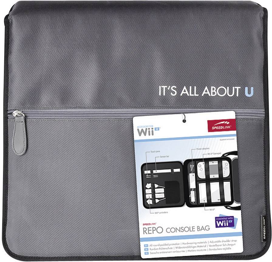 WII U REPO CONSOLE BAG, GREYBLACK from