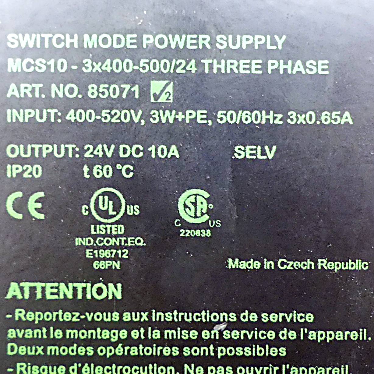 Murrelektronik 85071 Rail mounted PSU (DIN) 28 V DC 12 A No. of outputs:1 x Content 1 pc(s)-2