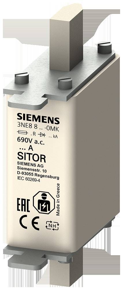 Siemens 3NE88240MK Fuse holder inset Fuse size = 0 160 A 500 V 1 pc(s)-0