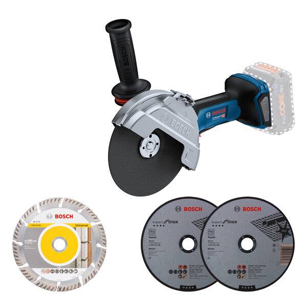 Bosch Professional GWS 18V-180 P 06019H6L01 Cordless angle grinder 180 mm brushless 18 V-4