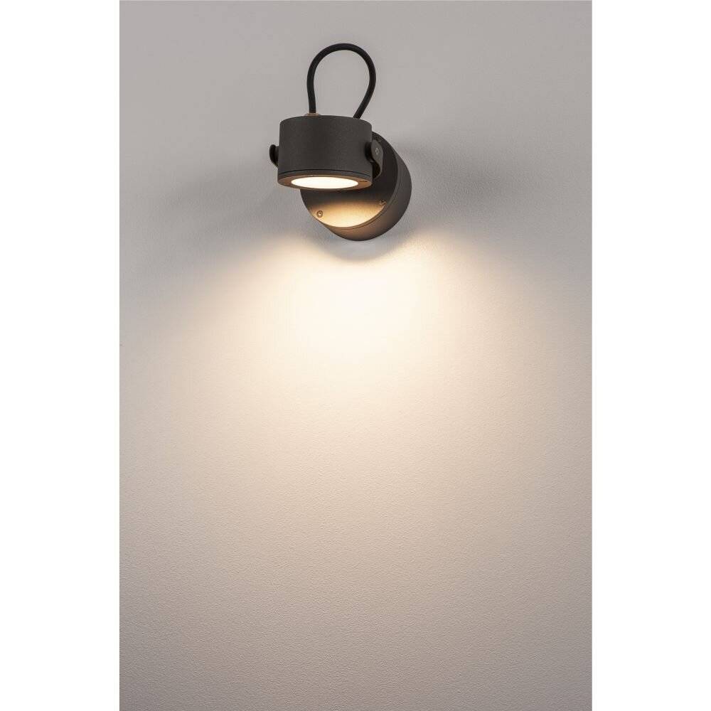 Award image for SLV Sitra 360 231515 Outdoor wall light Energy-saving bulb, LED (monochrome) GX53 9 W Anthracite