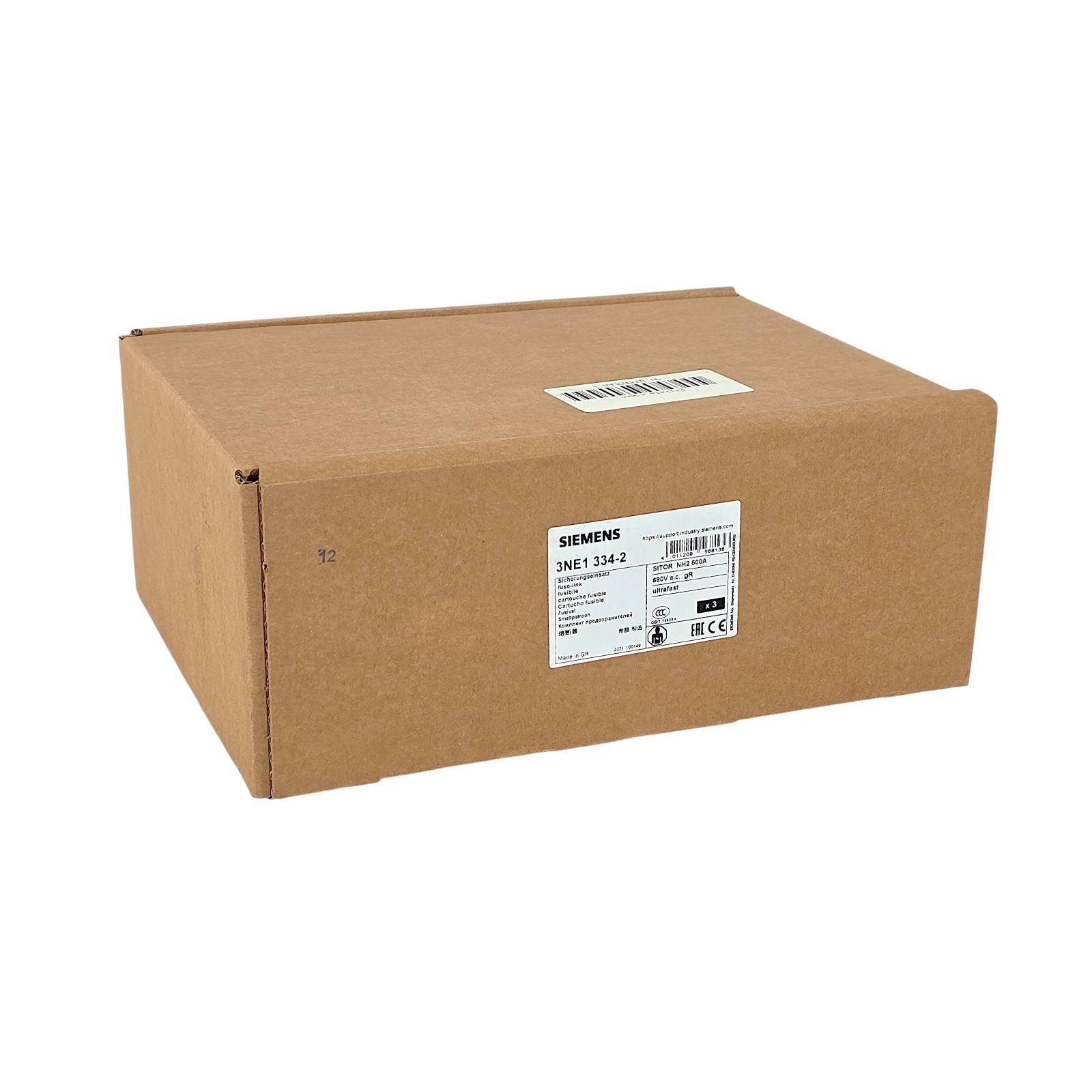 Siemens 3NE13342 Fuse holder inset Fuse size = 2 500 A 690 V 1 pc(s)-2