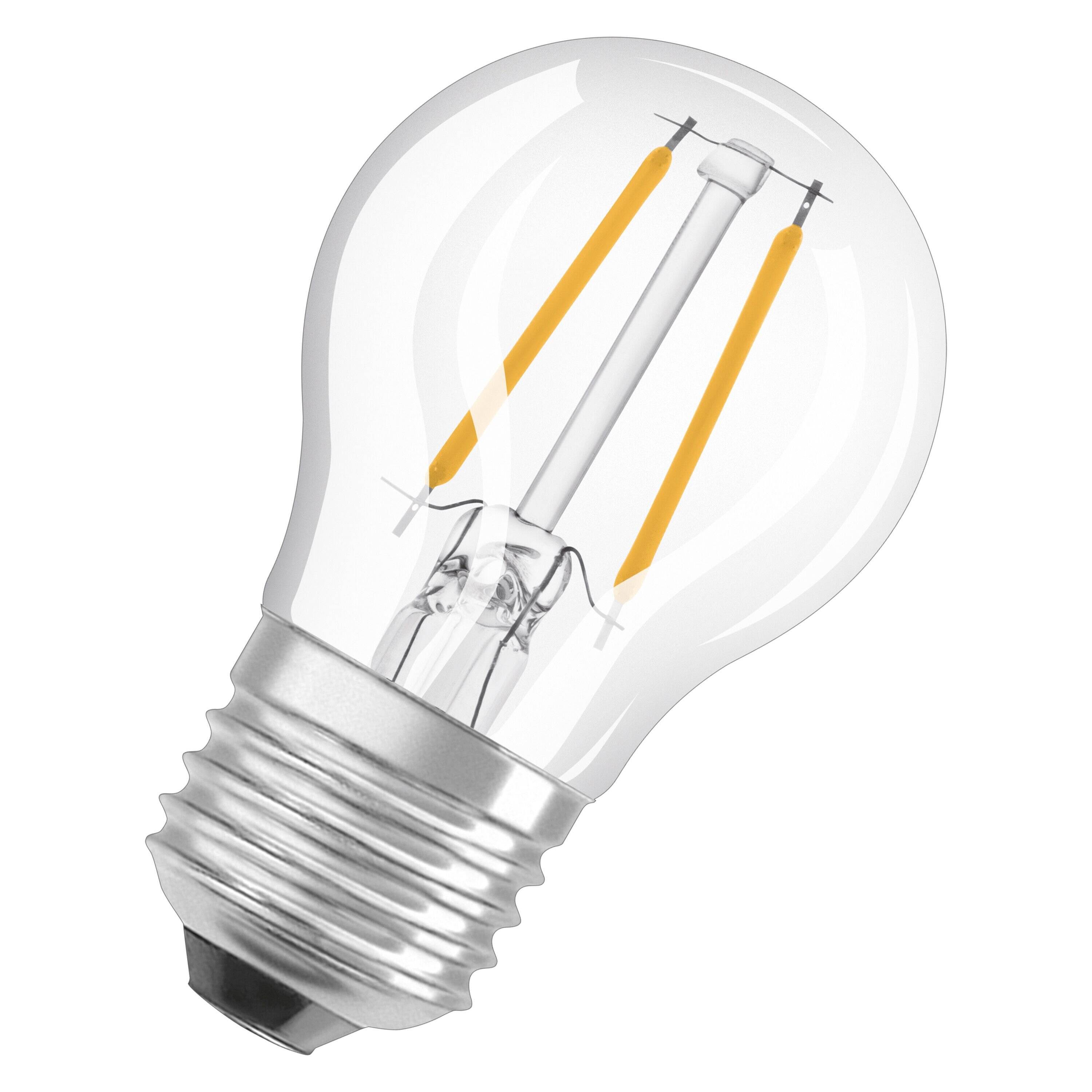 OSRAM HOMELIGHTING 4058075435162 LED (monochrome) EEC E (A - G) E-27 Pear shape 4 W = 40 W Warm white (Ø x H) 45 mm x 77-2