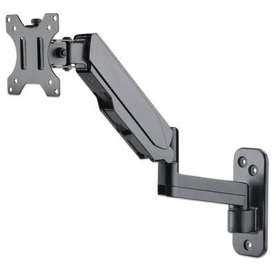 Manhattan 461610 Monitor wall mount 1 Display(s) 43,2 cm (17") - 81,3 cm (32") Black Rotatable, Height-adjustable, Tilta-5