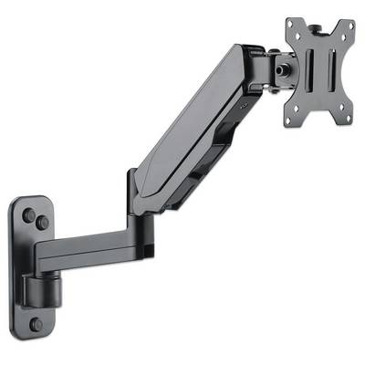 Manhattan 461610 Monitor wall mount 1 Display(s) 43,2 cm (17") - 81,3 cm (32") Black Rotatable, Height-adjustable, Tilta-6
