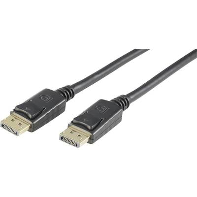 Digitus DisplayPort Cable DisplayPort plug, DisplayPort plug 2.00 m Black AK-340100-020-S  DisplayPort cable