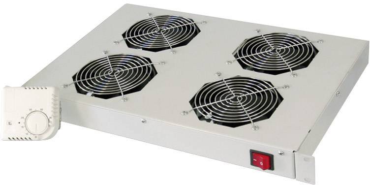 Digitus DN-19 FAN-4-HO 19  4 x Server rack cabinet fan Grey