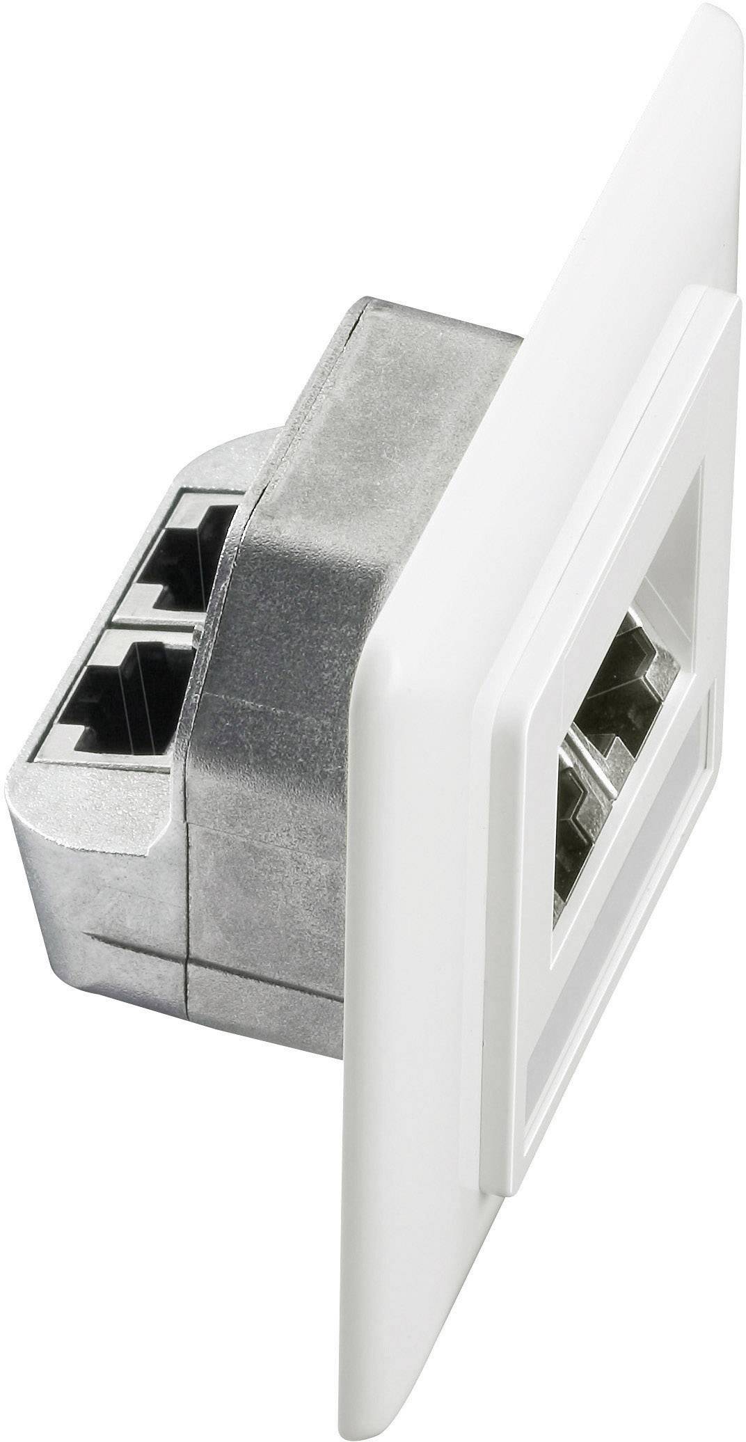 Setec 649285 Network outlet Flush mount Insert with main panel and