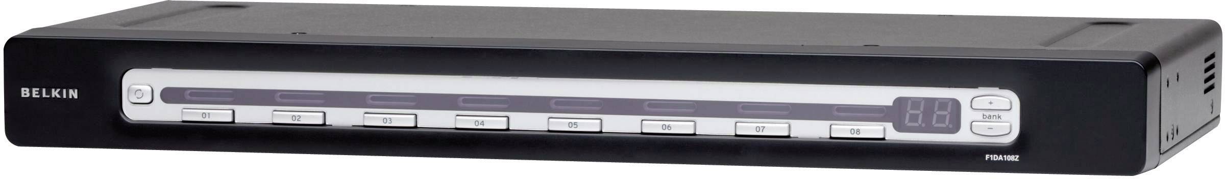 Linksys F1DA108Zea 8 ports KVM changeover switch VGA USB, PS/2 1920 x 1440 p