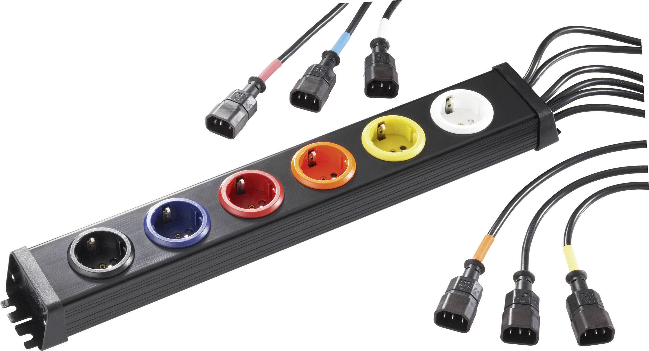 Ehmann 0200c01062218-9 19 inch Server rack cabinet power strip Black