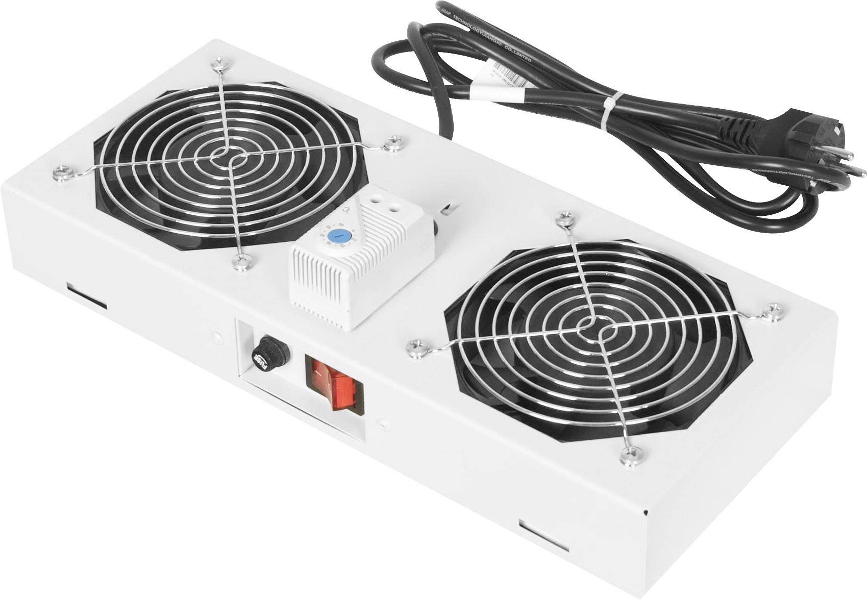 Digitus DN-19 FAN-2-WM-T 19 inch 2 x Server rack cabinet fan Grey