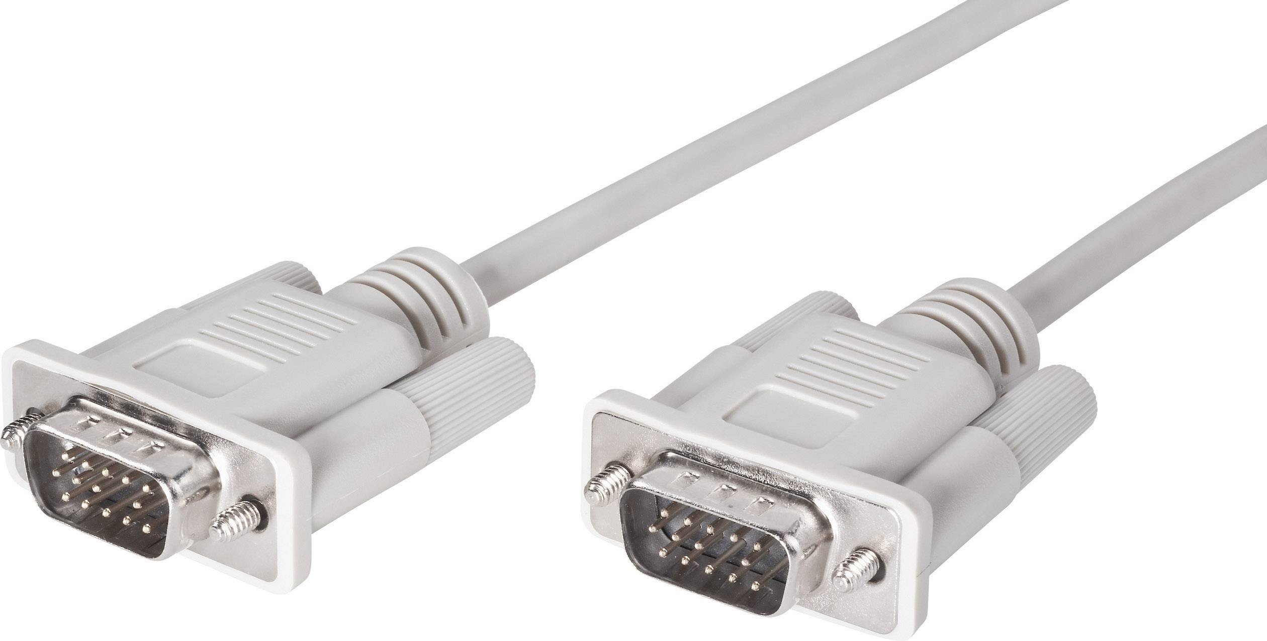 Digitus VGA Cable VGA 15pin plug, VGA 15pin plug 1.80 m Grey AK