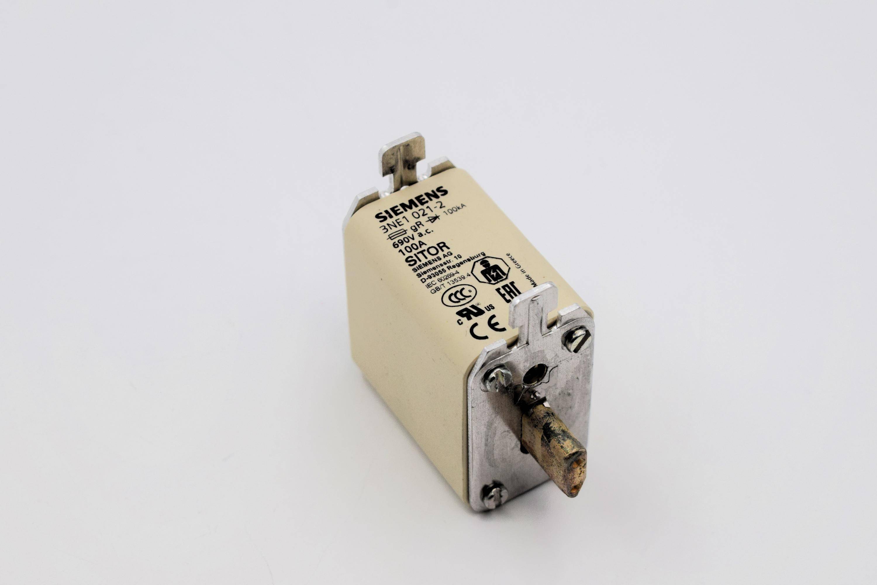 Siemens 3NE10212 Fuse holder inset Fuse size = 0 100 A 690 V 1 pc(s)-0