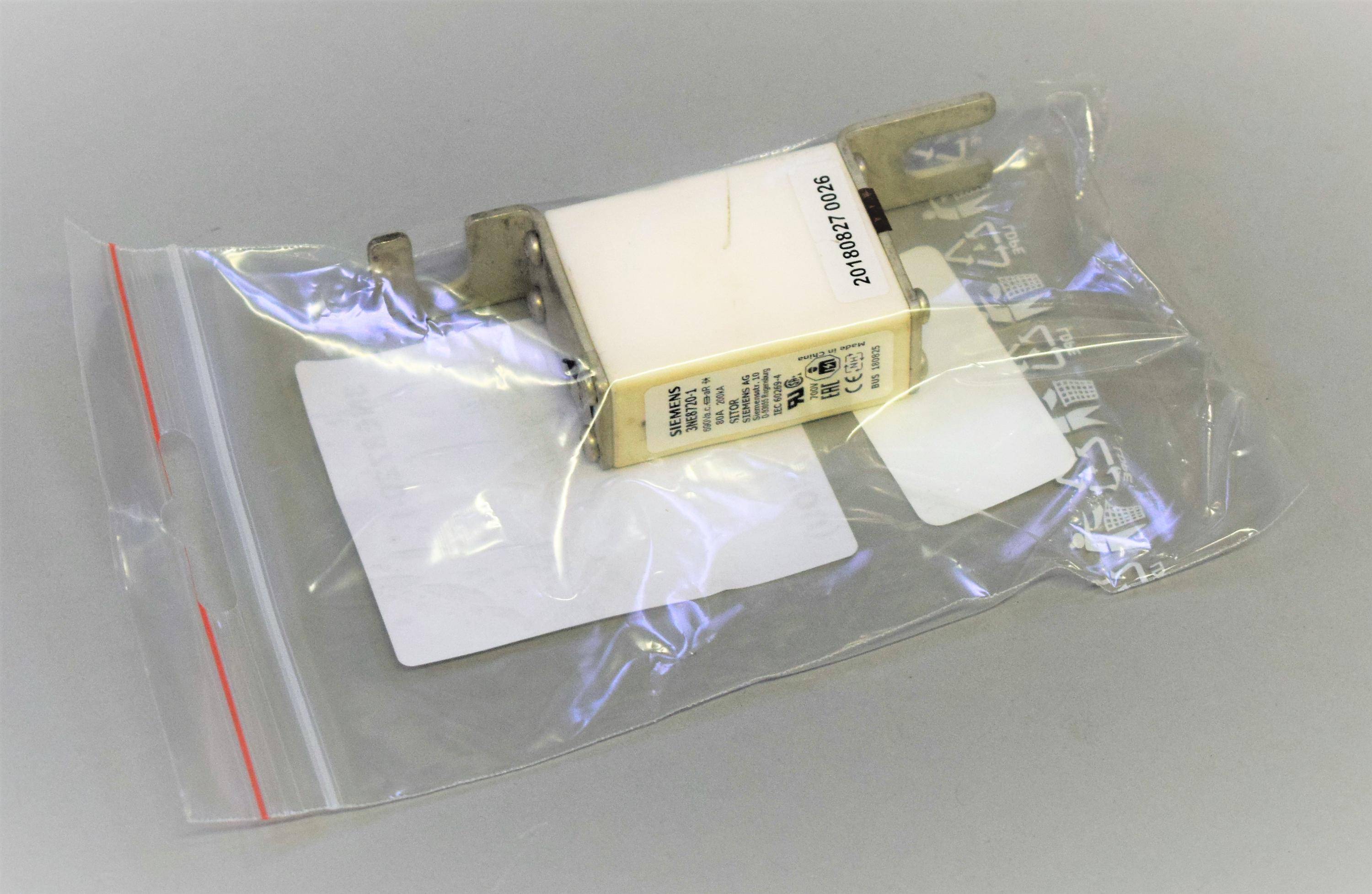 Siemens 3NE87201 Fuse holder inset Fuse size = 0 80 A 690 V 1 pc(s)-0
