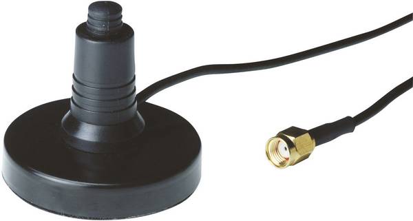 Digitus Wi-Fi aerials Cable extension [1x RP-SMA plug - 1x RP-SMA socket] 1.50 m Black