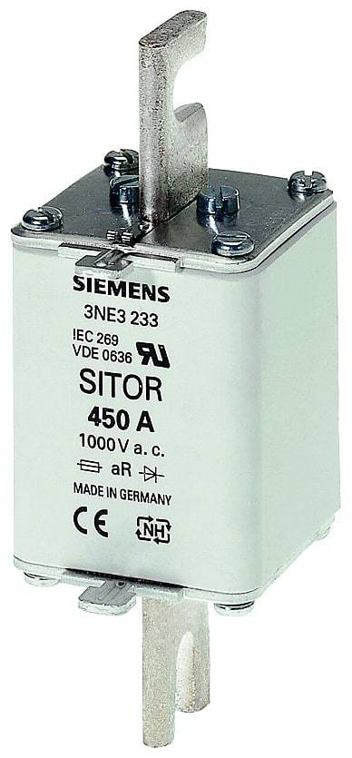 Siemens 3NE12303 Fuse holder inset Suitable for Fuse size 000 - 4 Fuse size = 1 315 A 690 V 1 pc(s)-0