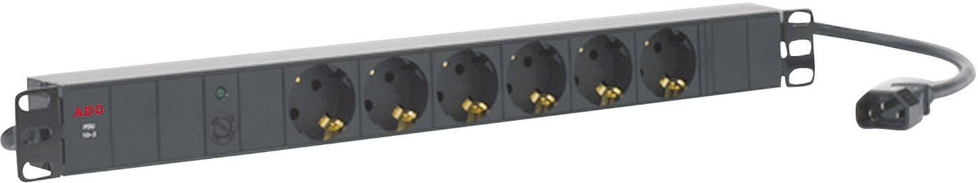 19 " Server rack power strip 1 U PG socket from