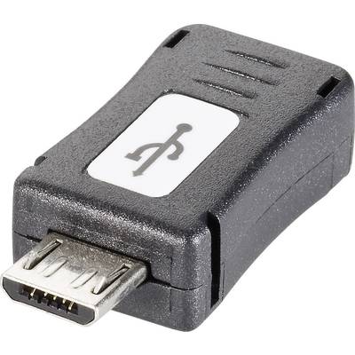 Renkforce USB 2.0 Adapter [1x USB 2.0 connector Micro B - 1x USB 2.0 port Mini B] rf-usba-06 