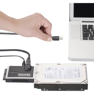 USB 3.2 1st Gen (USB 3.0) Converter [1x USB 3.2 1st Gen connector A (USB 3.0) - 1x IDE socket 40-pin, IDE socket 44-pin,-2
