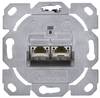 Telegärtner Network outlet Flush mount Insert CAT 6A 2 ports