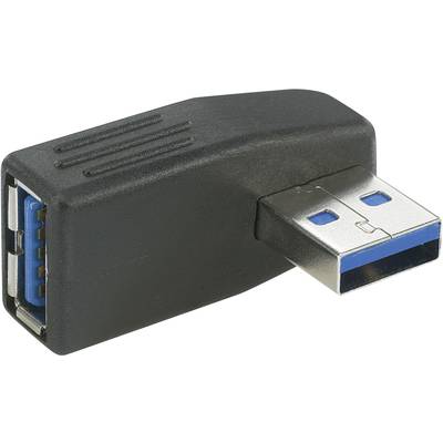 Buy USB 3.0 adapter plug A to socket A, angled to the left | Conrad ...