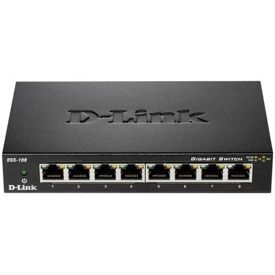 D-Link DGS-108 Network switch  8 ports 1 GBit/s  