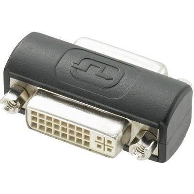 Renkforce RF-2959785 DVI Adapter [1x DVI socket 29-pin - 1x DVI socket 29-pin] Black  