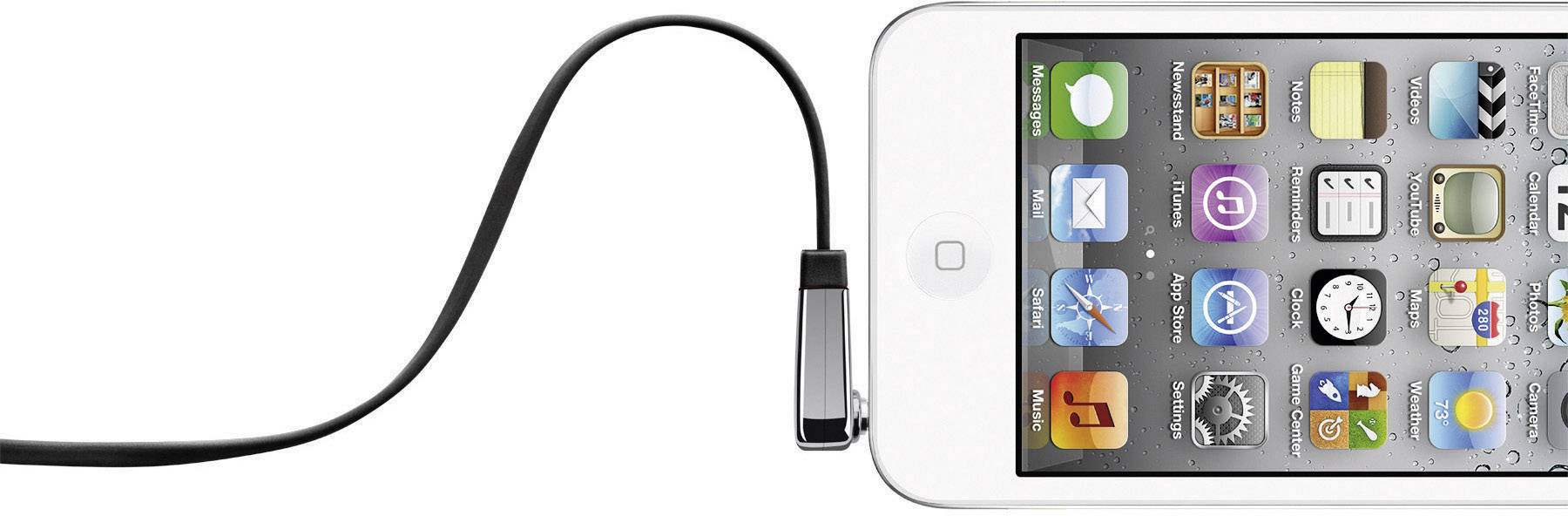 Belkin AV10128bt03 Jack Audio/phono Cable [1x Jack plug 3.5 mm - 1x Jack plug 3.5 mm] 1.00 m Black highly flexible-1